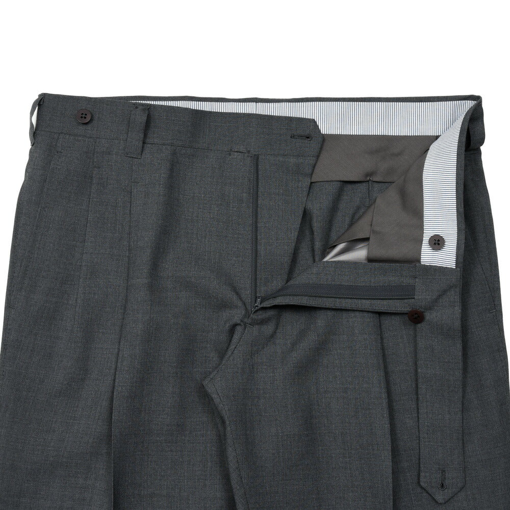 IGARASHI TROUSERS（五十嵐トラウザーズ） ウールトロピカル2プリーツパンツ / ストレート 13061200187