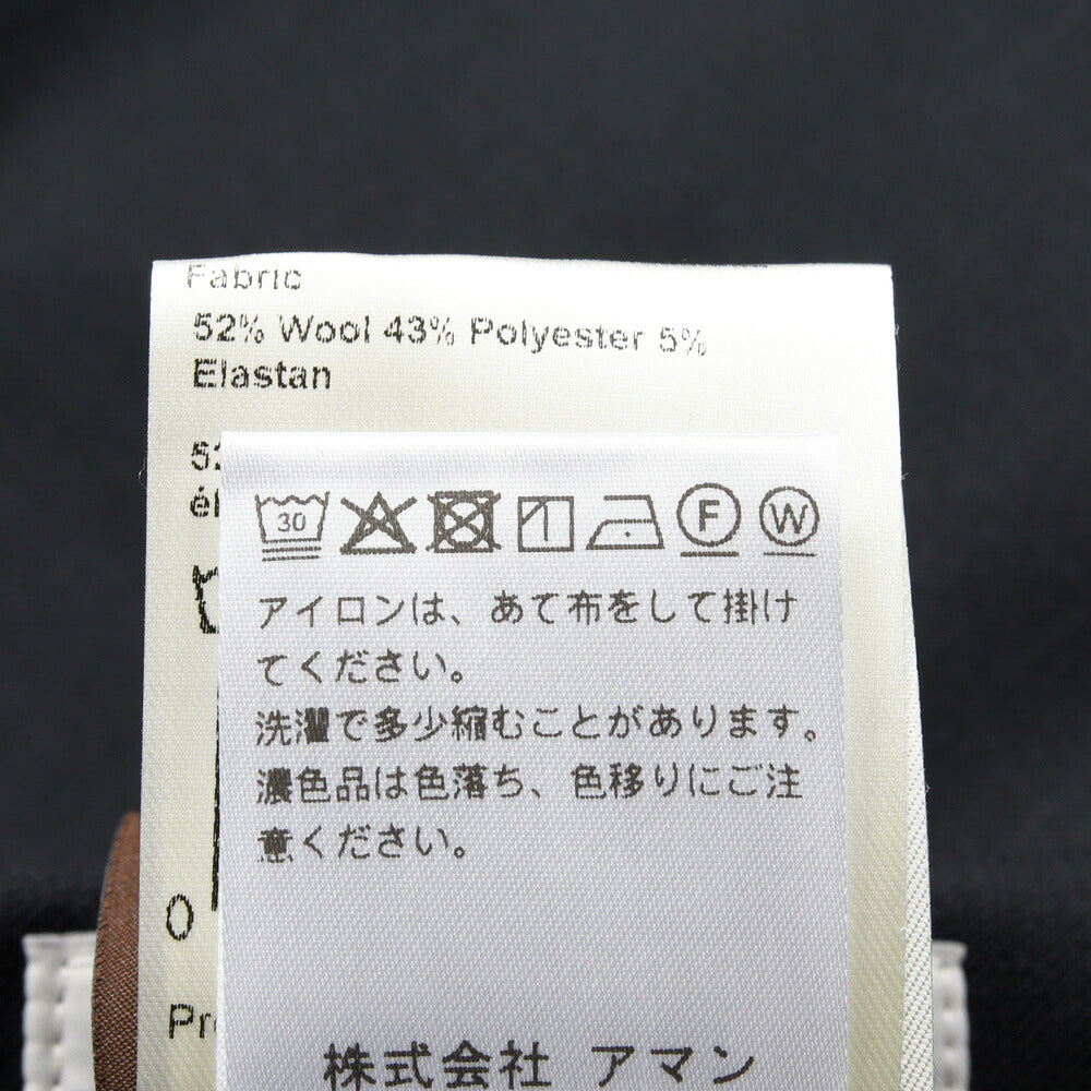 BERWICH（ベルウィッチ） SCOTCHスコッチ ウィンターテックウール2インプリーツクロップドパンツ GT1523X 13062001039