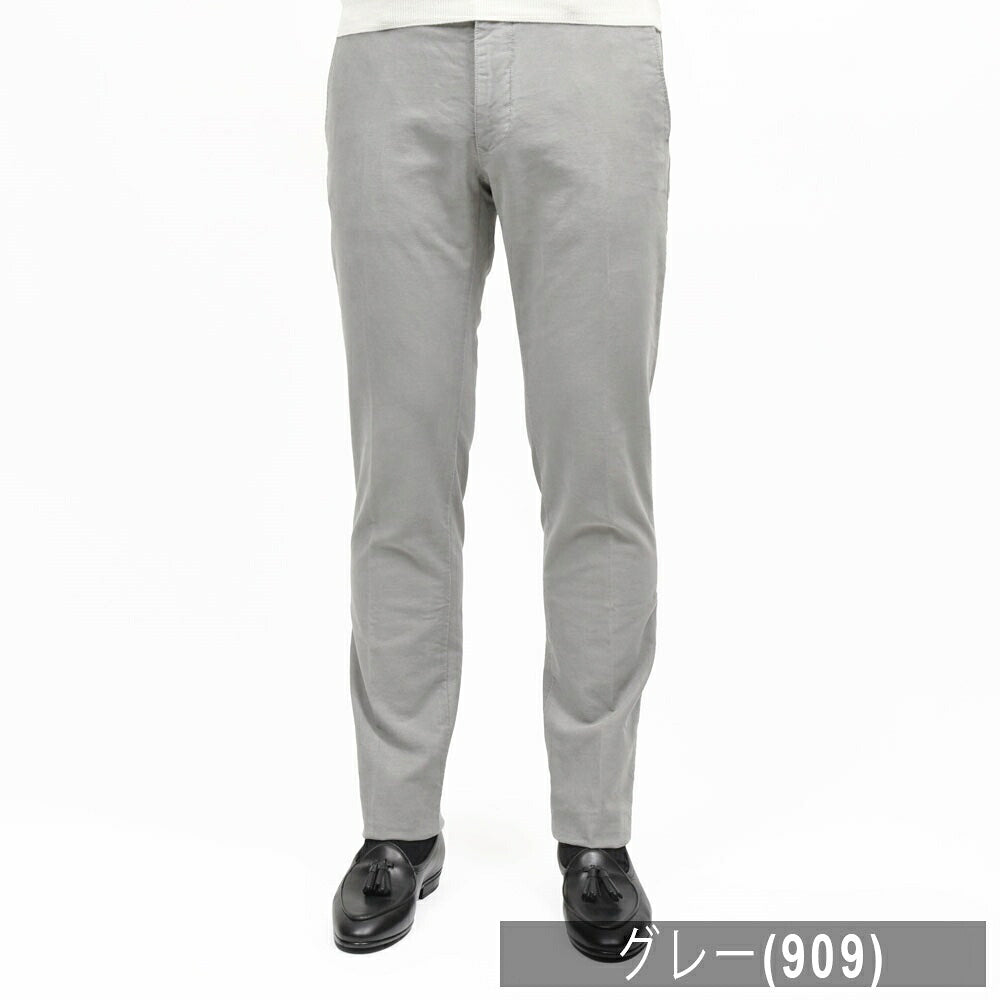 INCOTEX SLACKS（インコテックス スラックス）SLIM FIT ガーメントダイオーガニックコットンストレッチチノテーパードパンツ 18S100-4611E/61521 13062002052
