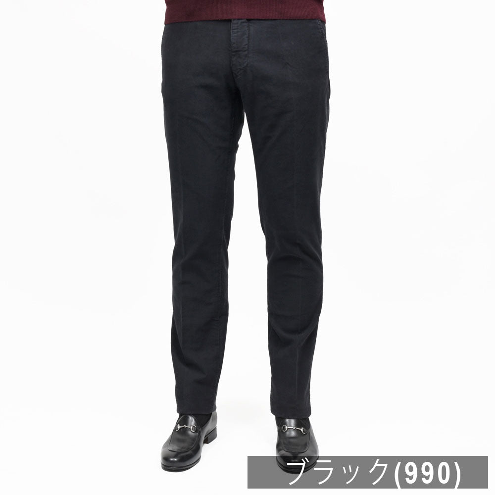 INCOTEX SLACKS（インコテックス スラックス）SLIM FIT ガーメントダイオーガニックコットンストレッチチノテーパードパンツ 18S100-4611E/61521 13062002052