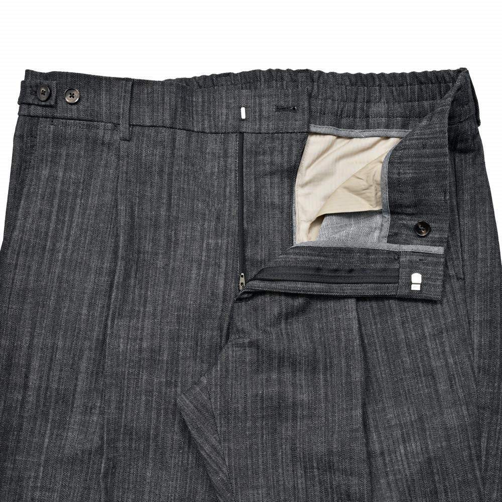 BERWICH（ベルウィッチ）BERTOベルト コットンストレッチデニム1プリーツバックシャーリングテーパードパンツ BERTO-UBULL01 13062009039