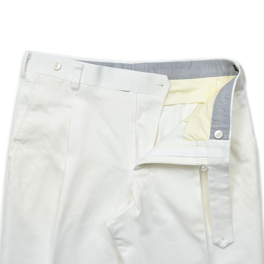 IGARASHI TROUSERS（五十嵐トラウザーズ）コットンツイルワンプリーツパンツ / テーパード　13062201187