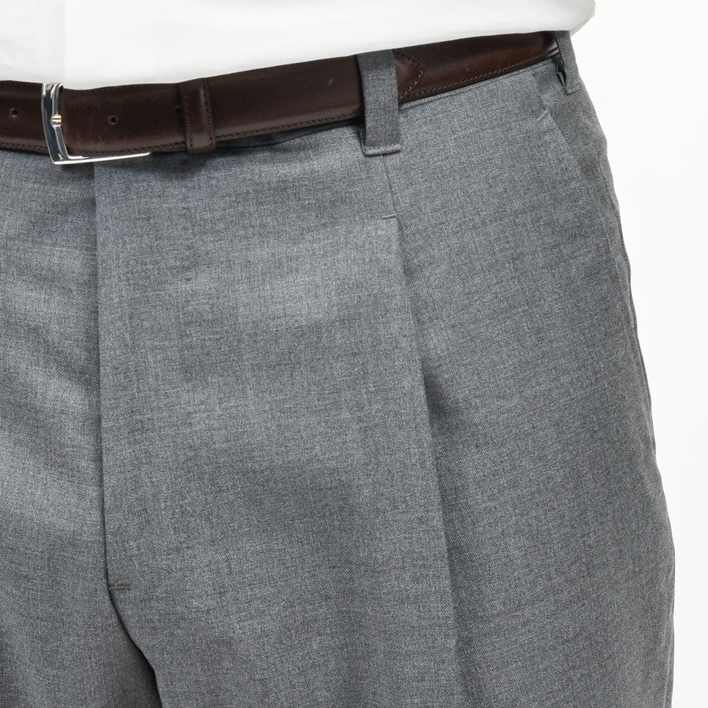 IGARASHI TROUSERS（五十嵐トラウザーズ）ウールサキソニーワンプリーツパンツ / テーパード 13062202187