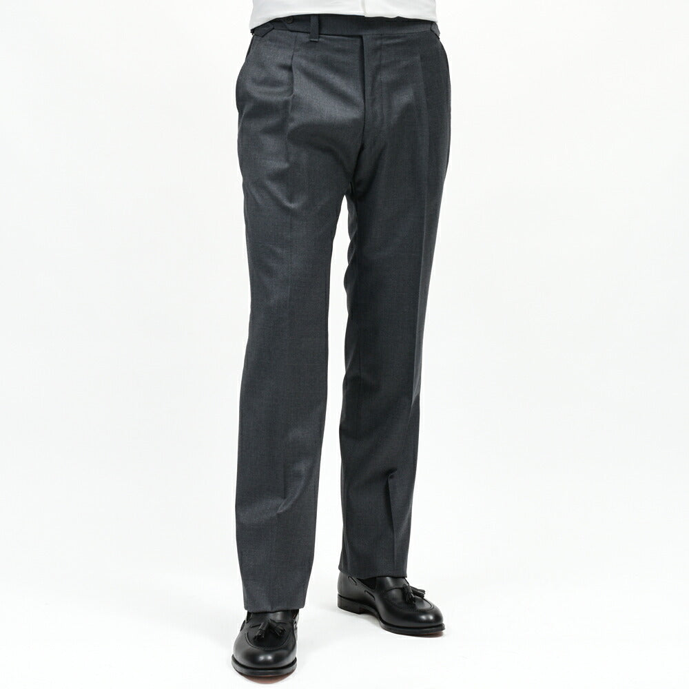 IGARASHI TROUSERS（五十嵐トラウザーズ）ウールサキソニーサイドアジャスター1Pパンツ / ストレート 13062203187