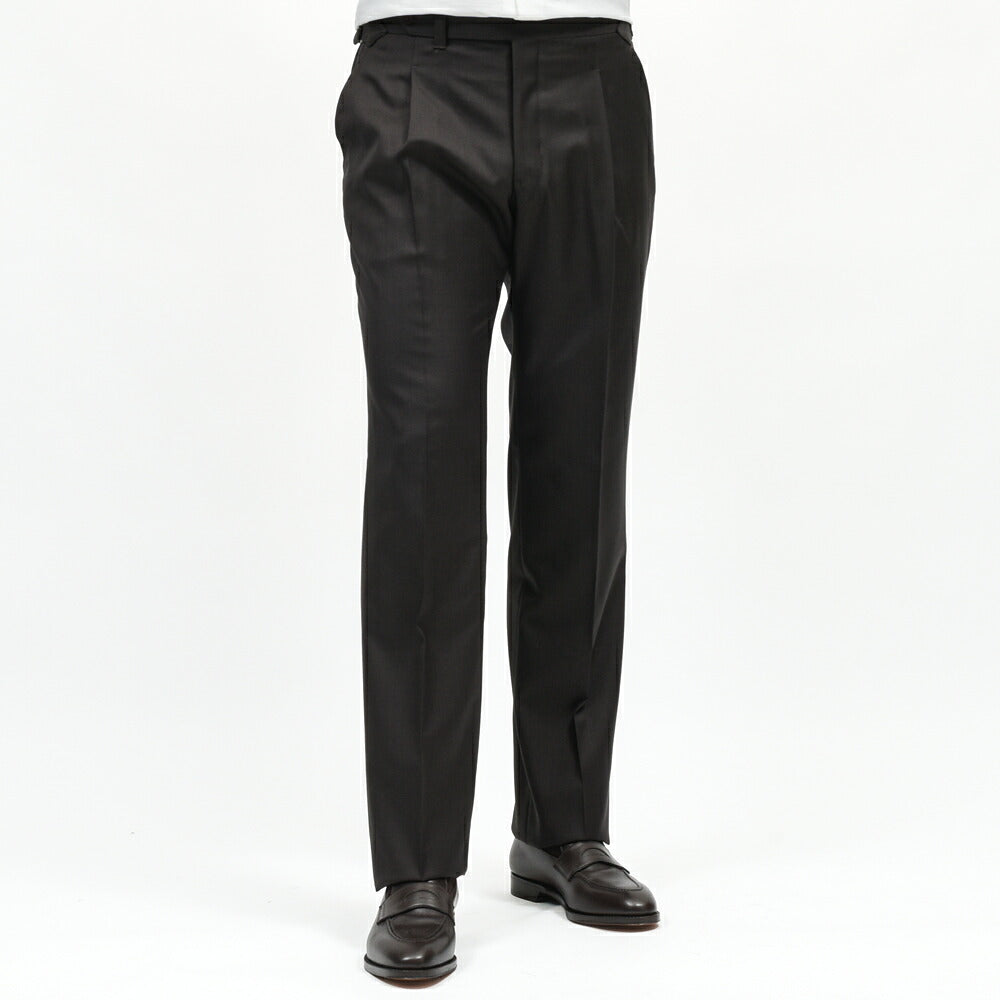 IGARASHI TROUSERS（五十嵐トラウザーズ）ウールサキソニーサイドアジャスター1Pパンツ / ストレート 13062203187
