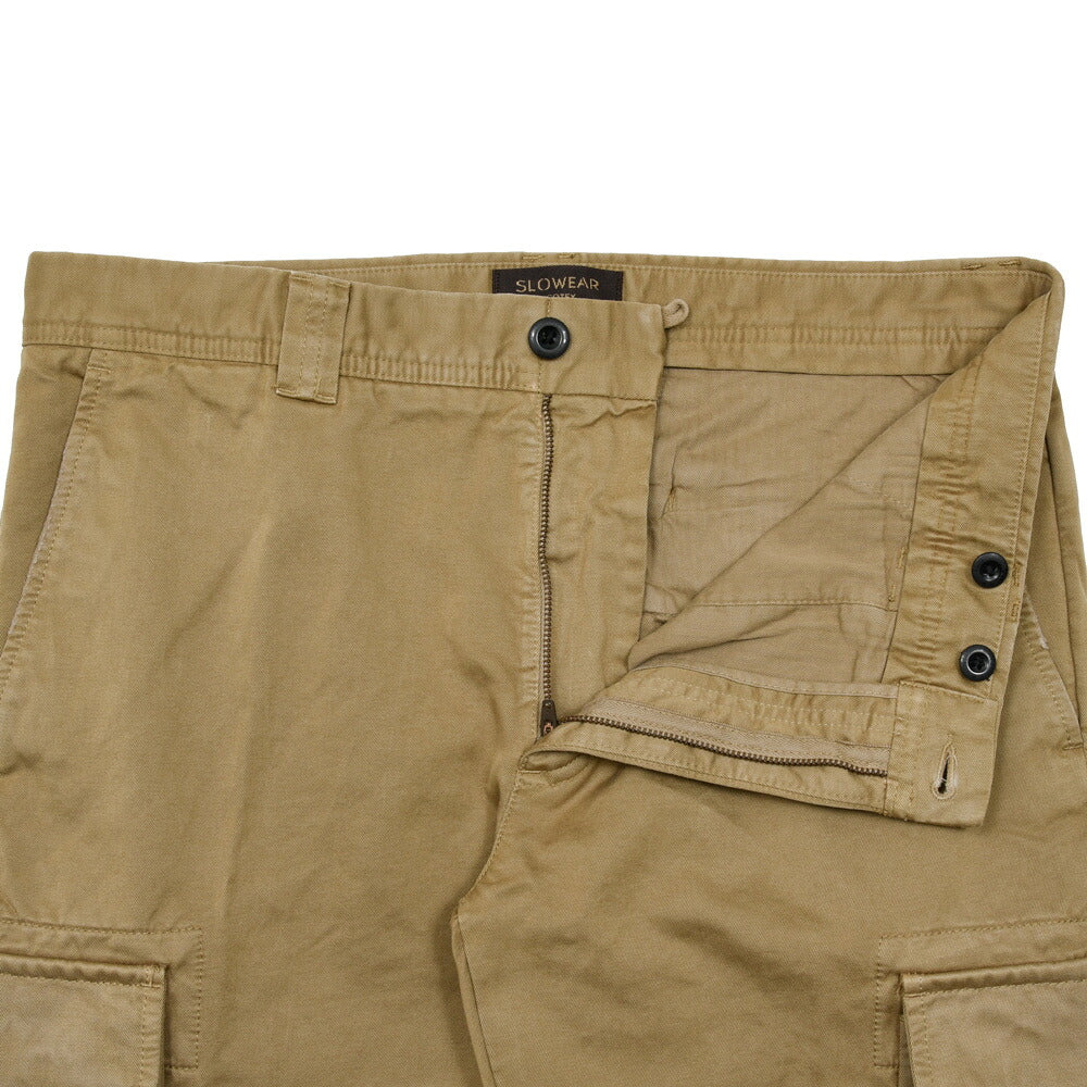 INCOTEX SLACKS（インコテックス スラックス）TAPERED FIT ガーメントダイコットンギャバジンカーゴパンツ 10S303-20216/470-41540 13066005052