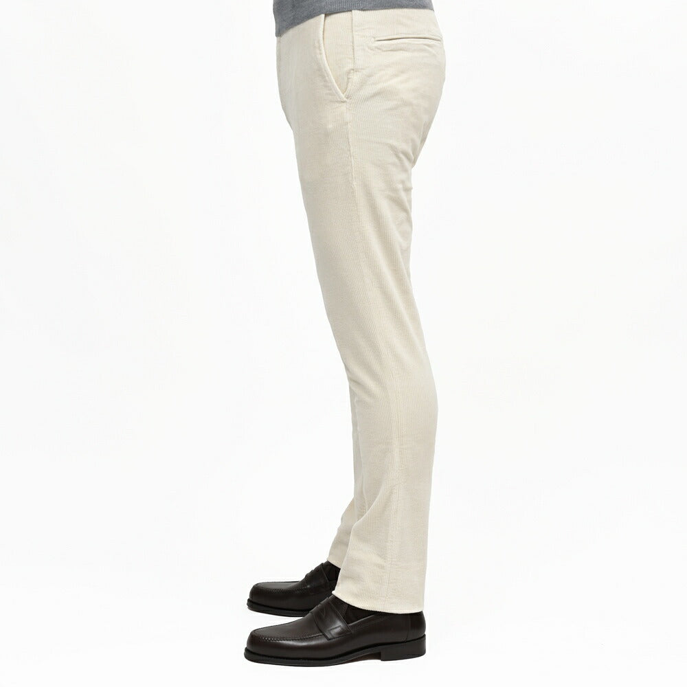 INCOTEX SLACKS（インコテックス スラックス）SLIM FIT ガーメントダイコットンストレッチコーデュロイテーパードパンツ 1SA100-4687B/61525(M) 13066300052