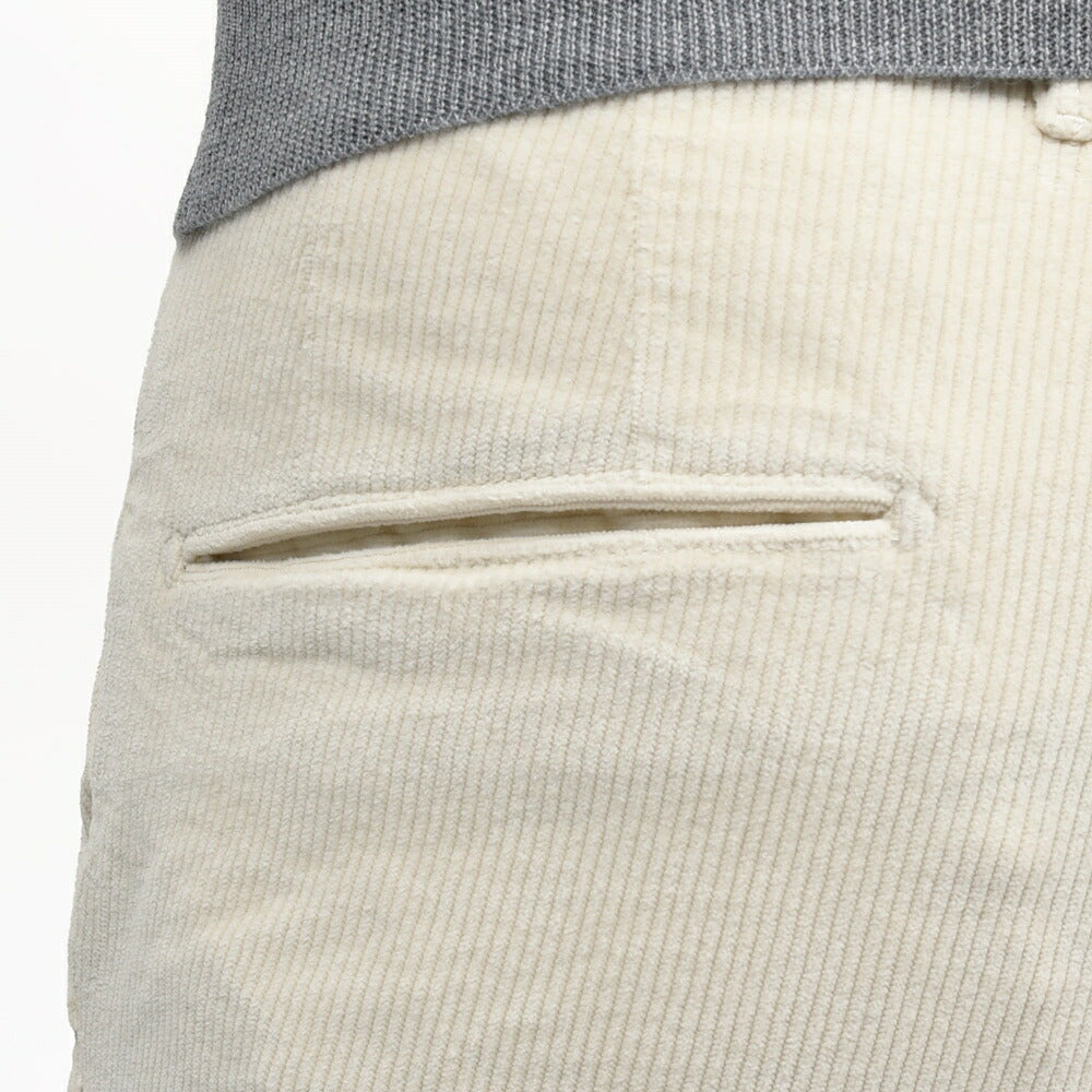INCOTEX SLACKS（インコテックス スラックス）SLIM FIT ガーメントダイコットンストレッチコーデュロイテーパードパンツ 1SA100-4687B/61525(M) 13066300052