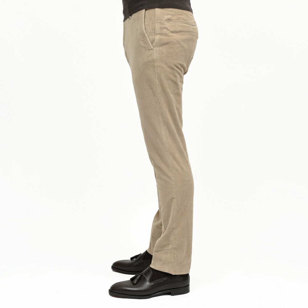INCOTEX SLACKS（インコテックス スラックス）SLIM FIT ガーメントダイコットンストレッチコーデュロイテーパードパンツ 1SA100-4687B/61525(M) 13066300052
