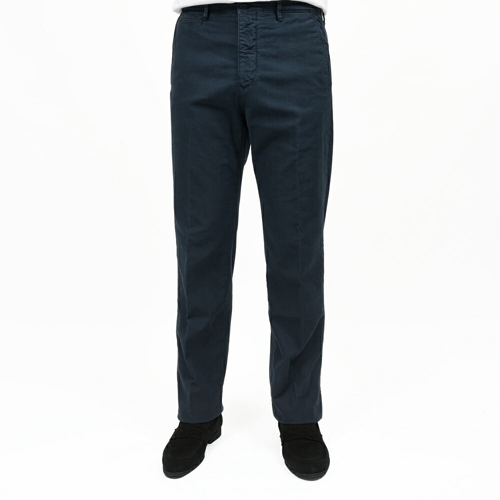 INCOTEX SLACKS（インコテックス スラックス）REGULAR FIT ガーメントダイオーガニックコットンストレッチチノテーパードパンツ 10S312-4611E/61503(M) 13066303052