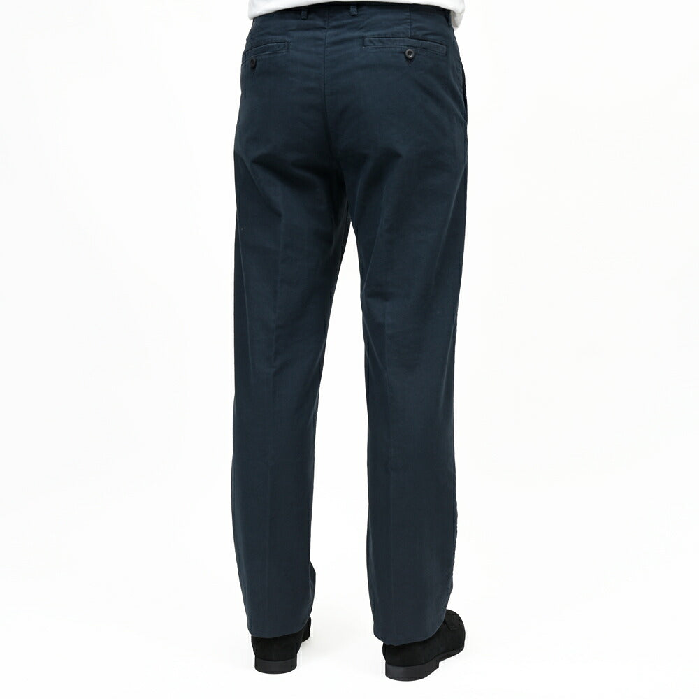 INCOTEX SLACKS（インコテックス スラックス）REGULAR FIT ガーメントダイオーガニックコットンストレッチチノテーパードパンツ 10S312-4611E/61503(M) 13066303052