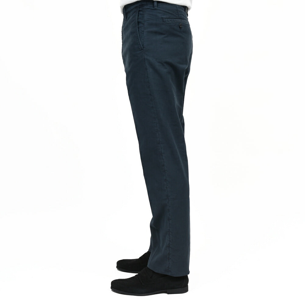 INCOTEX SLACKS（インコテックス スラックス）REGULAR FIT ガーメントダイオーガニックコットンストレッチチノテーパードパンツ 10S312-4611E/61503(M) 13066303052