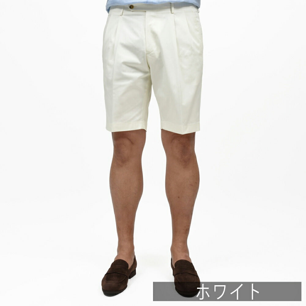BERWICH（ベルウィッチ） GUJI SHORTグジショーツ ストレッチコットンツイル2プリーツショーツ CK1790X 13161002039