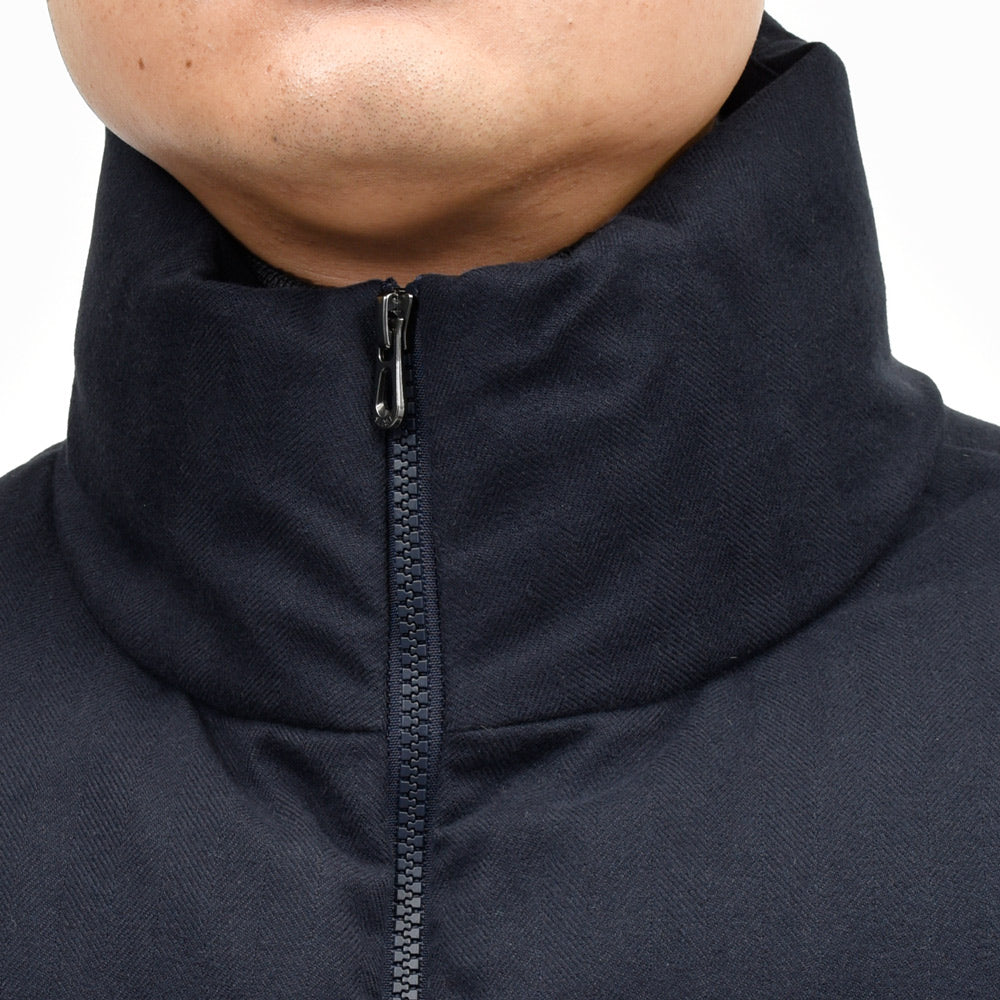 SEASE（シーズ） TRIBECA DOWN JACKET ウォーターレペレントコットンカシミアヘリンボーンスタンドカラーダウンブルゾン OP037TN480 14052000039