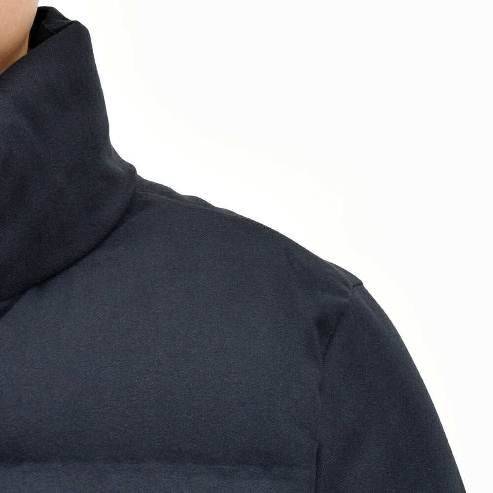 SEASE（シーズ） TRIBECA DOWN JACKET ウォーターレペレントコットンカシミアヘリンボーンスタンドカラーダウンブルゾン OP037TN480 14052000039