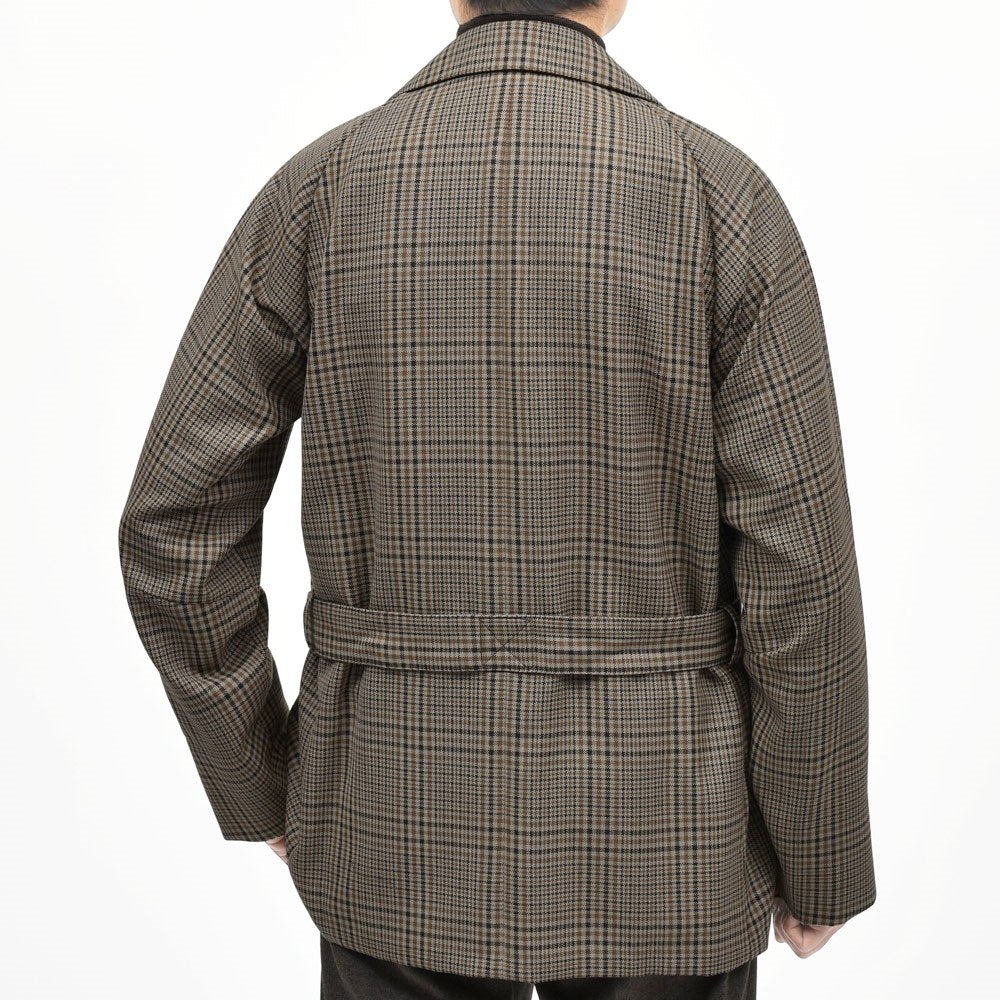 ORBIUM（オルビウム） H.M.Robe H.M.ローブ ウールバスケットグレンチェックローブジャケット 07510680075 14052000129