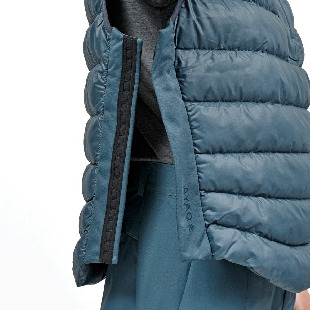 AYAQ（アヤック） リサイクルポリエステルパデッドプルオーバーベスト FORNO INNOVATIVE VEST FR-VT-M 14052000237