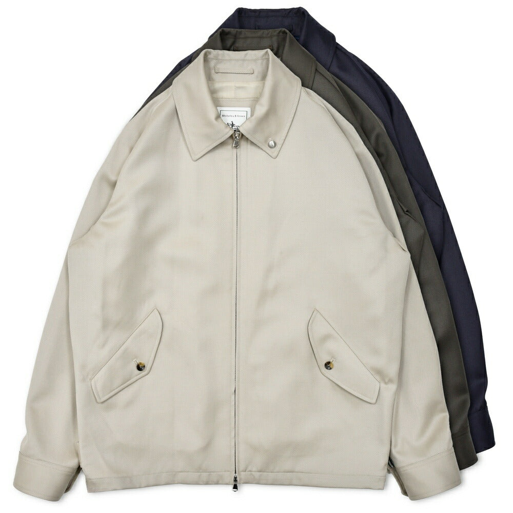 Whiteley&Green（ホワイトリー アンド グリーン） BIRKBY ウールキャバリーツイルスイングトップブルゾン 14052001059