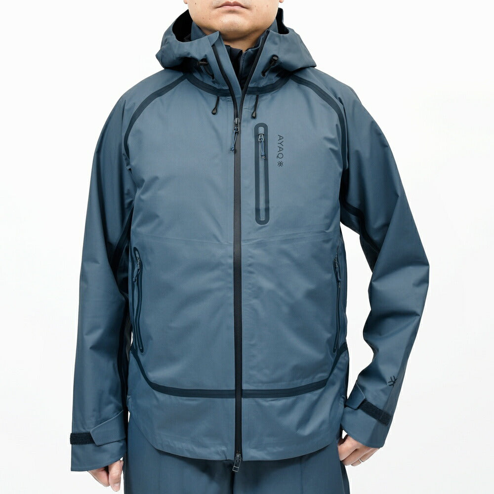 AYAQ（アヤック） ウォータープルーフ3レイヤーポリエステルジップブーディルゾン LONAK HARDSHELL JACKET LN-JK-M 14052001237