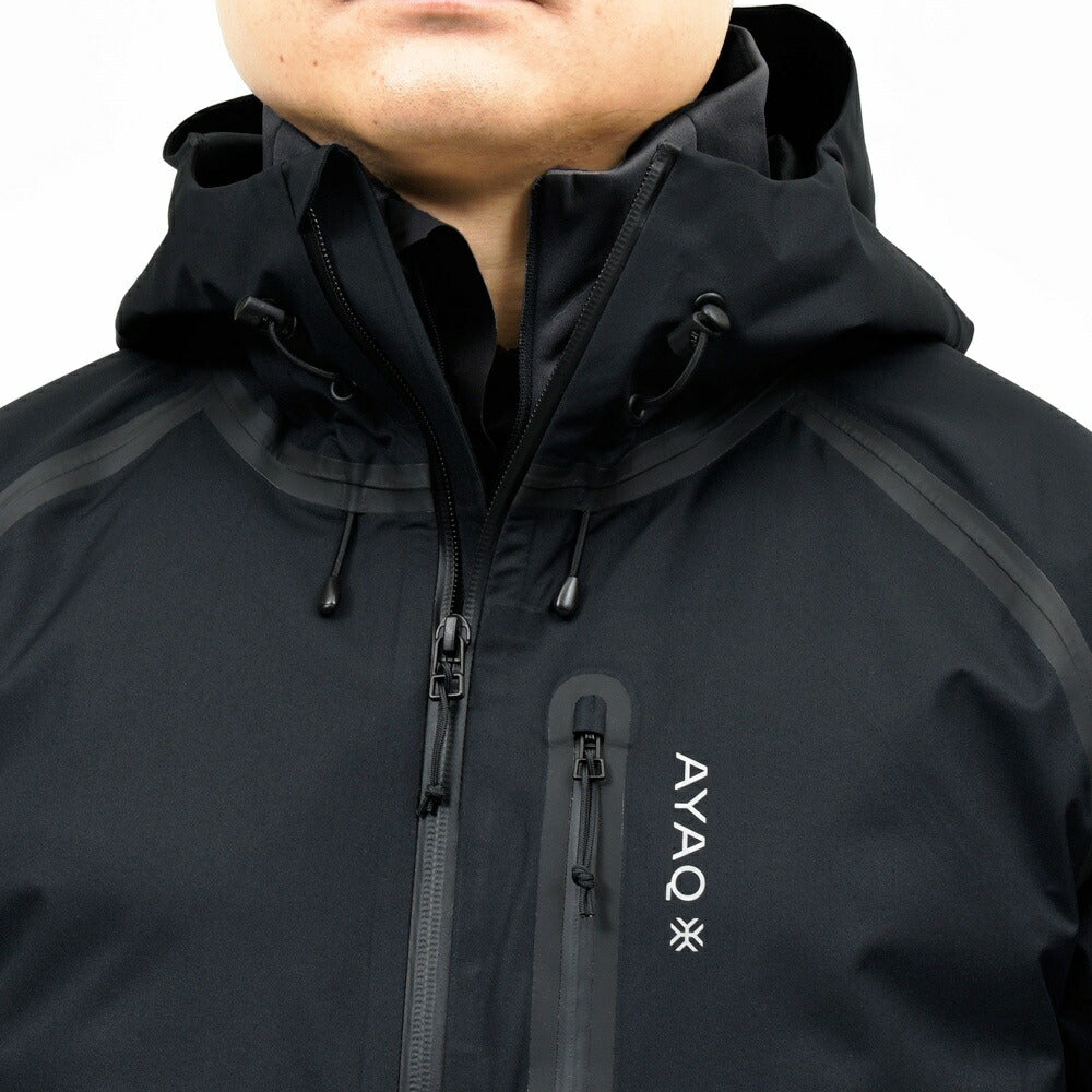 AYAQ（アヤック） ウォータープルーフ3レイヤーポリエステルジップブーディルゾン LONAK HARDSHELL JACKET LN-JK-M 14052001237