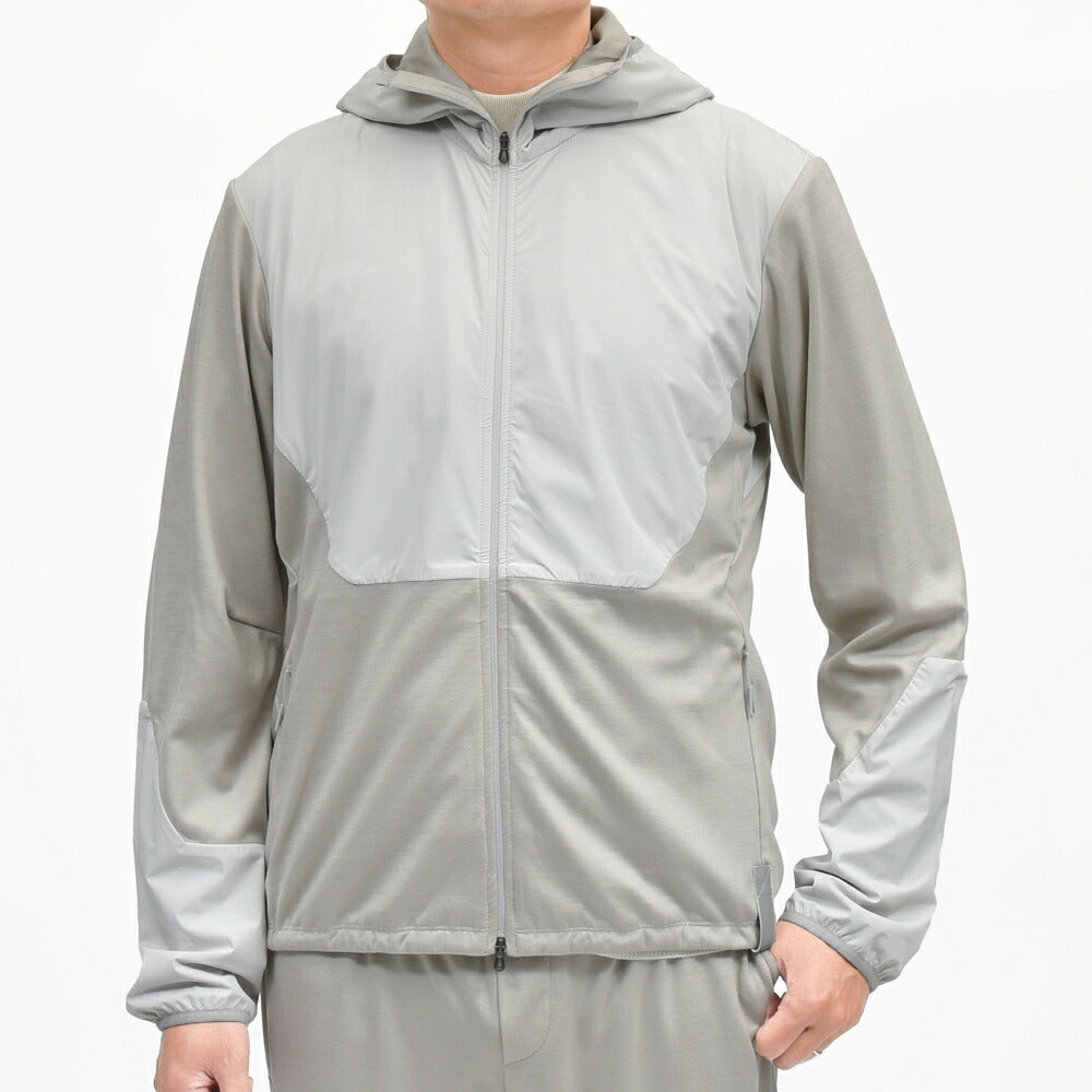 SEASE（シーズ） ZIPPED FOODIE HYBRID ウールジャージジップフーディー WH049TJ186 14052002039
