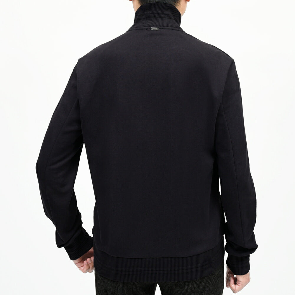 HERNO（ヘルノ） RESORTリゾート ウォーターレペレントナイロン×コットンジャージハイブリッドスタンドカラーブルゾン JC00017UR-52107 14052600132