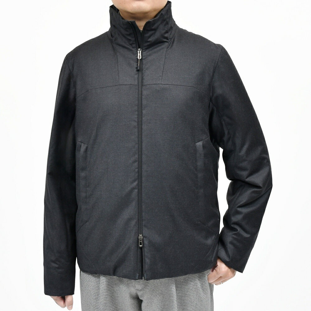 SEASE（シーズ） LIGHT WARMER JACKET ウールシルクサキソニーパデッドフーディーブルゾン SE252UAJJ053TN481 14056001039