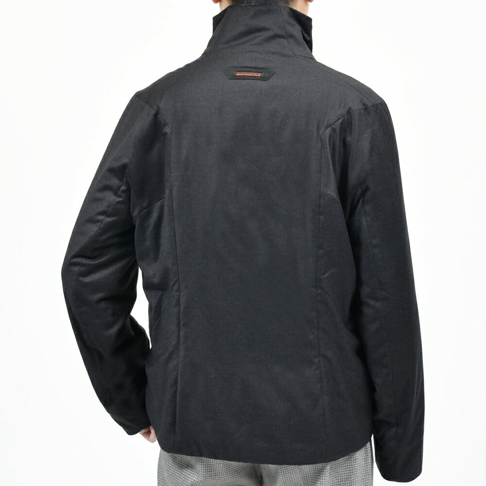 SEASE（シーズ） LIGHT WARMER JACKET ウールシルクサキソニーパデッドフーディーブルゾン SE252UAJJ053TN481 14056001039