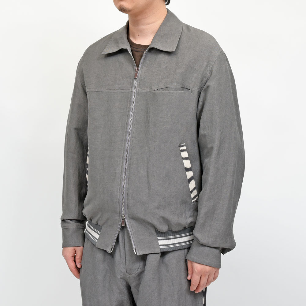 mando（マンド) リネンレーヨンジップブルゾン 26194-001 14061400037