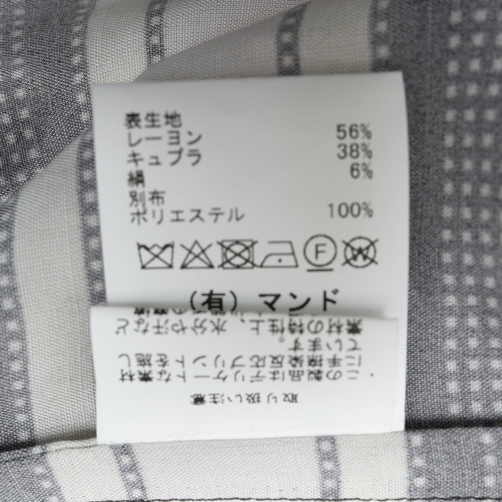 mando（マンド) レーヨンキュプラプリントブルゾン 26194-003 14061401037