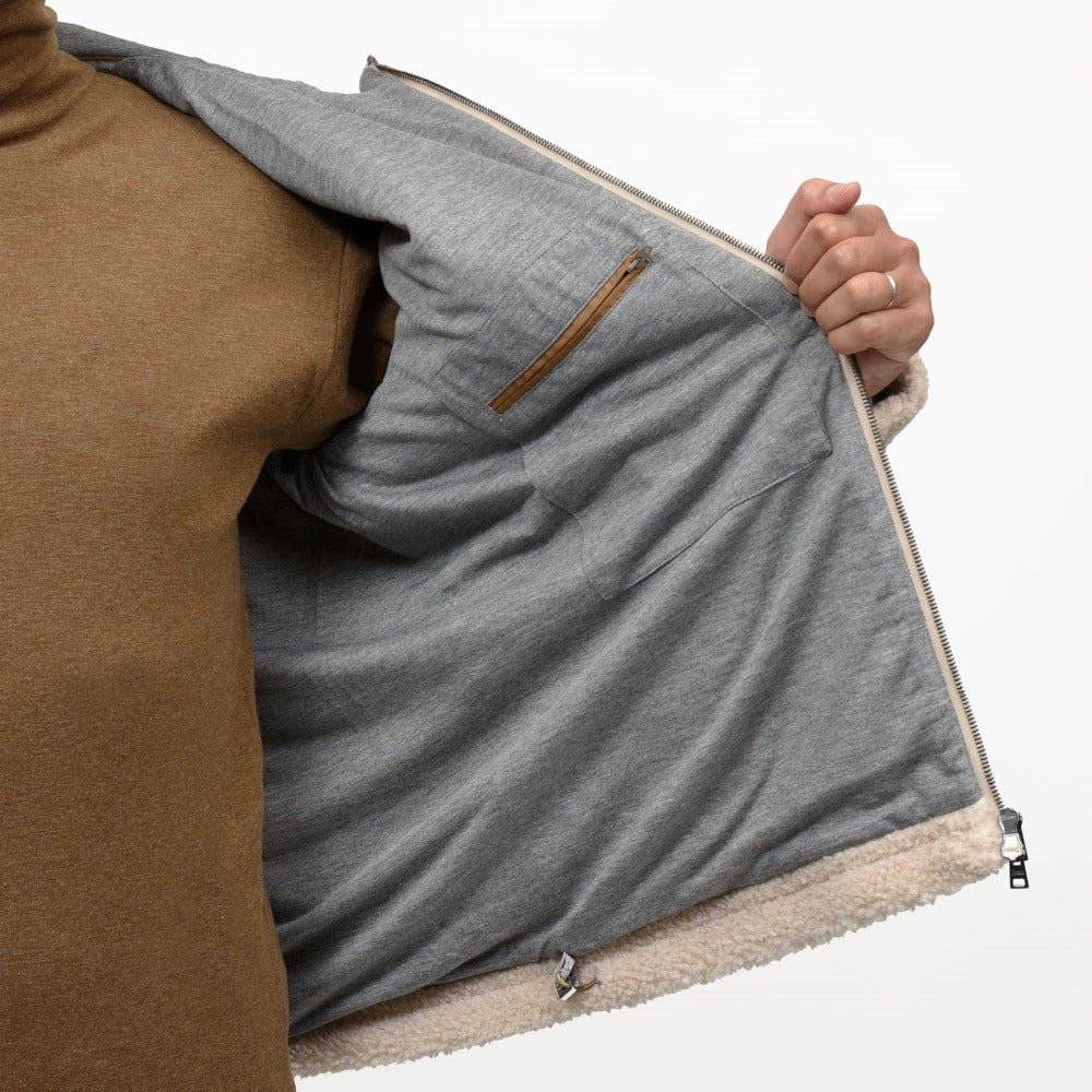 HERNO（ヘルノ） RESORTリゾート エコファーフーディーブルゾン GI00105UR-12895 14062001132