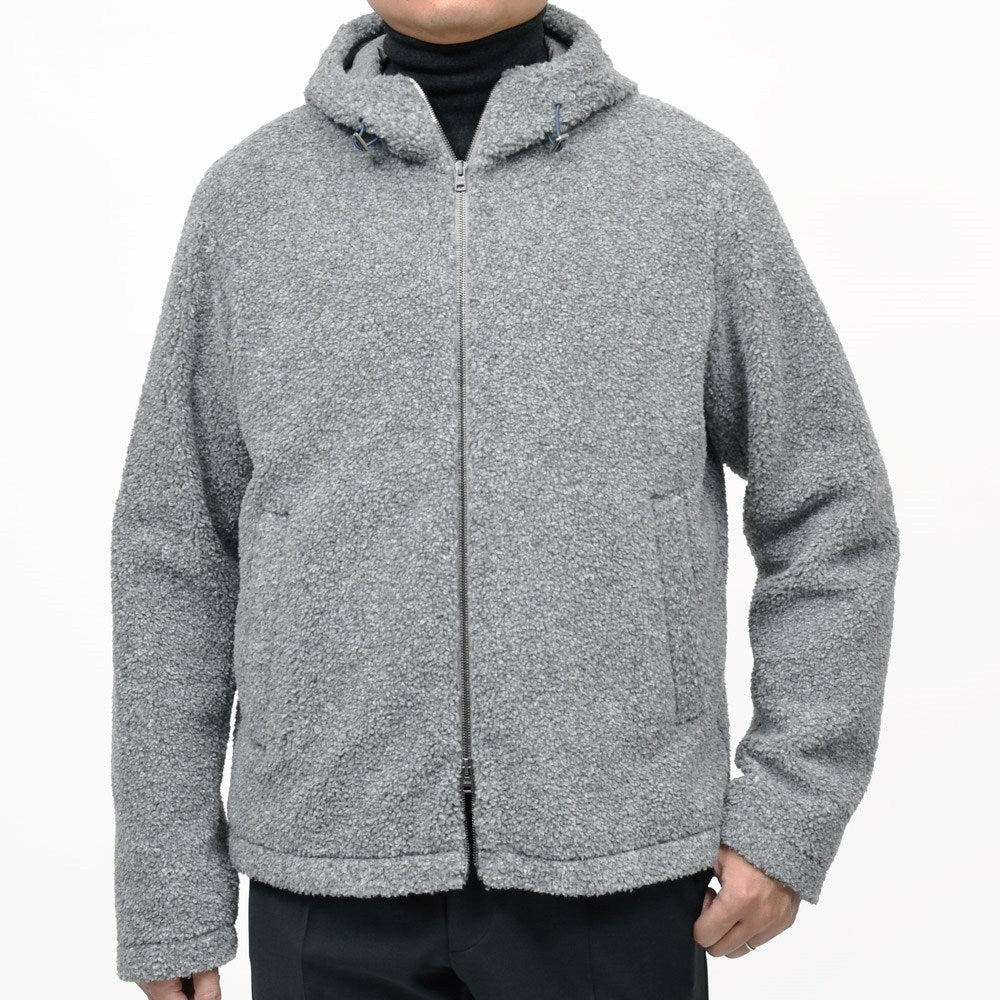 HERNO（ヘルノ） RESORTリゾート エコファーフーディーブルゾン GI00105UR-12895 14062001132
