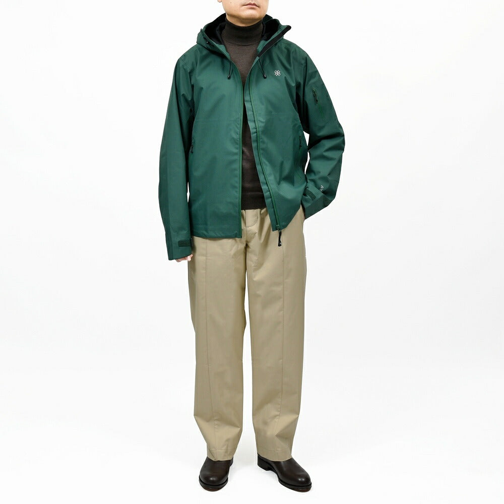 AYAQ（アヤック）ウォータープルーフ3レイヤーポリエステルフーディーブルゾン SKORA HARDSHELL JACKET 14062002247