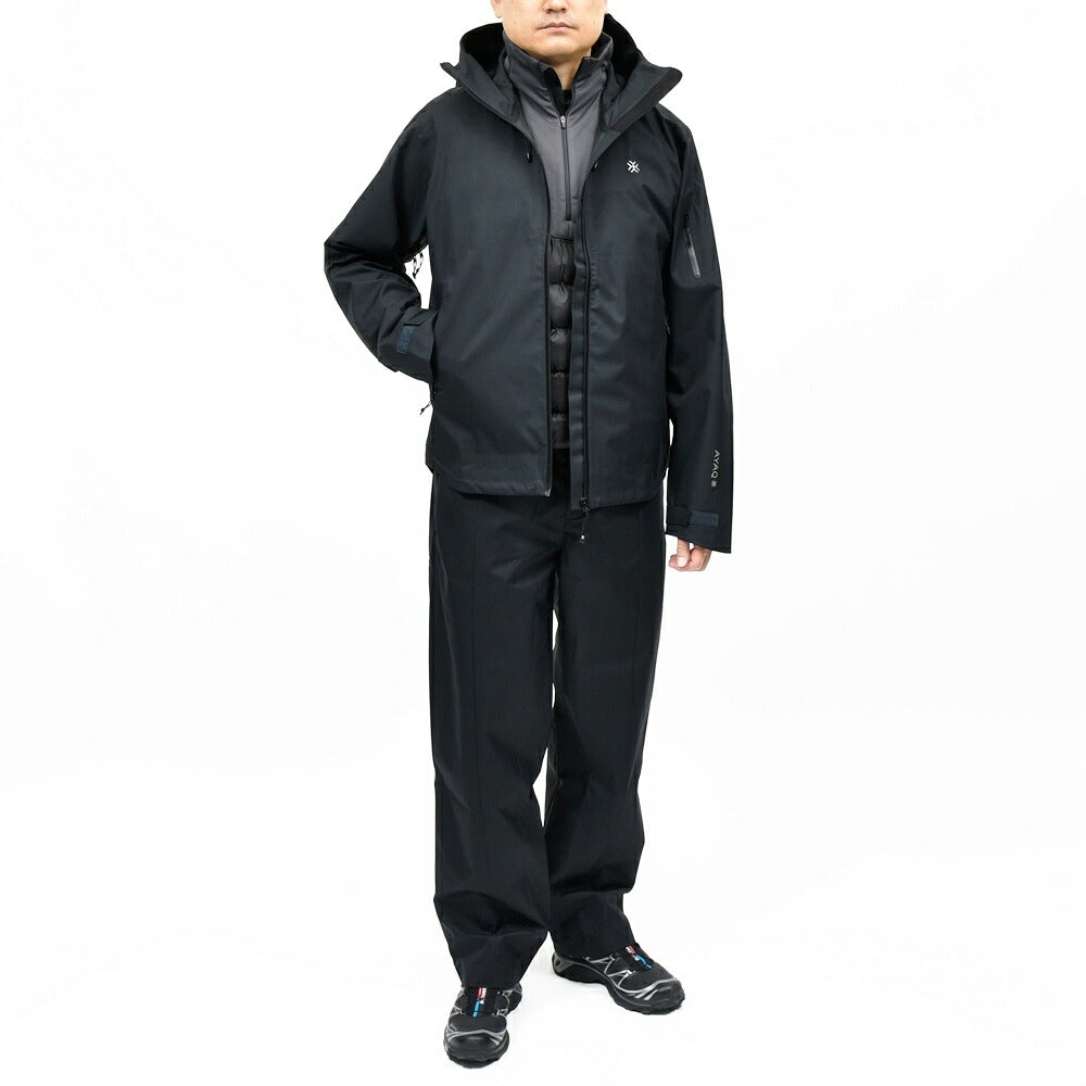 AYAQ（アヤック）ウォータープルーフ3レイヤーポリエステルフーディーブルゾン SKORA HARDSHELL JACKET 14062002247