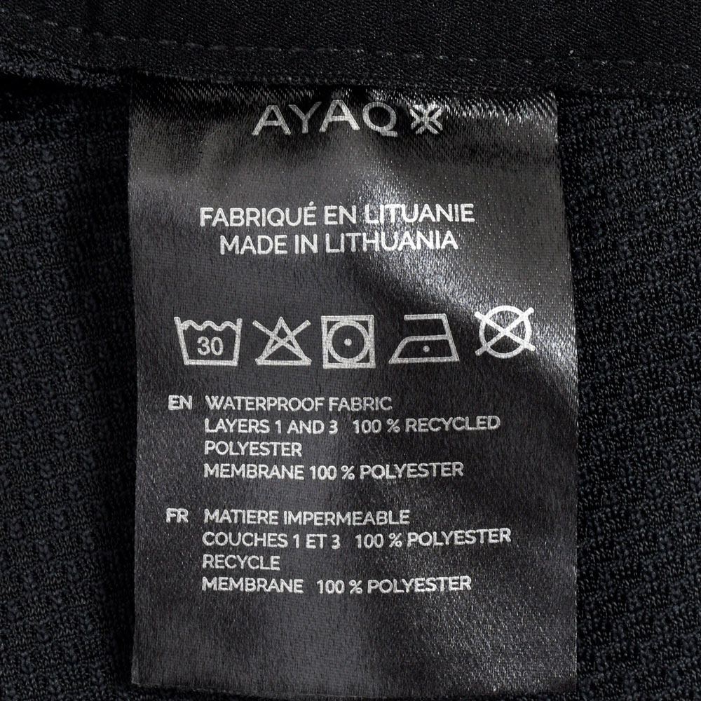 AYAQ（アヤック）ウォータープルーフ3レイヤーポリエステルフーディーブルゾン SKORA HARDSHELL JACKET 14062002247
