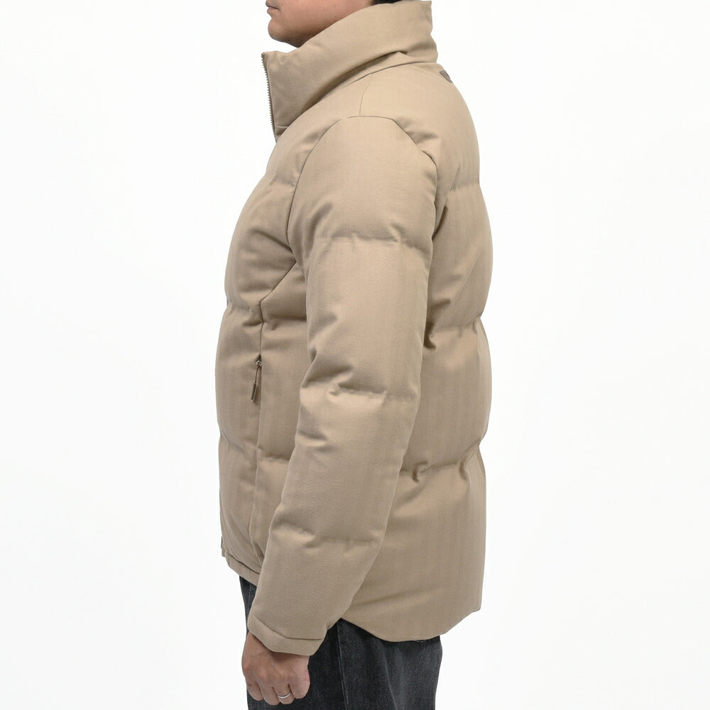 SEASE（シーズ）TRIBECA DOWN JACKET ウォーターレペレントコットンカシミアヘリンボーンスタンドカラーダウンブルゾン OP037TN480 14062004039