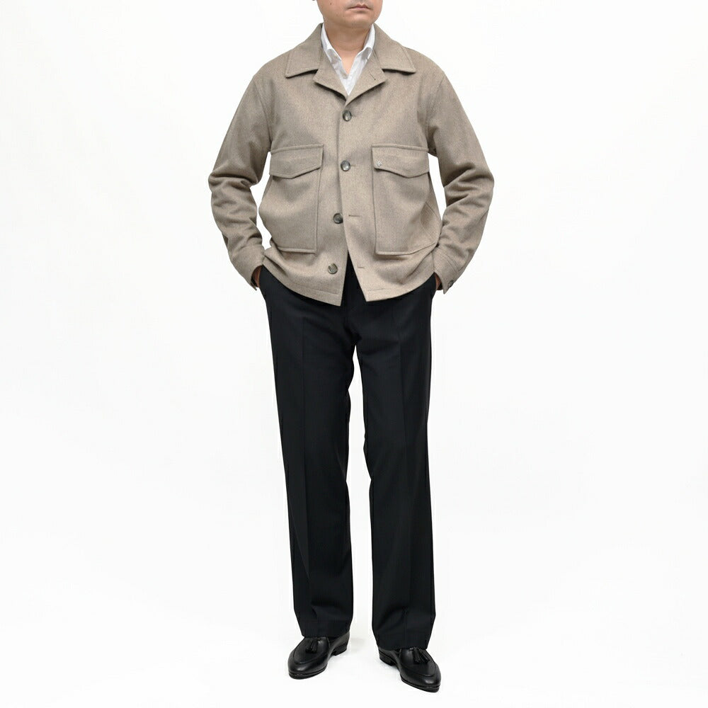 HERNO（ヘルノ） RESORTリゾート エコファー×リブニットスタンドカラージップブルゾン MC00057UR-70188 14062600132