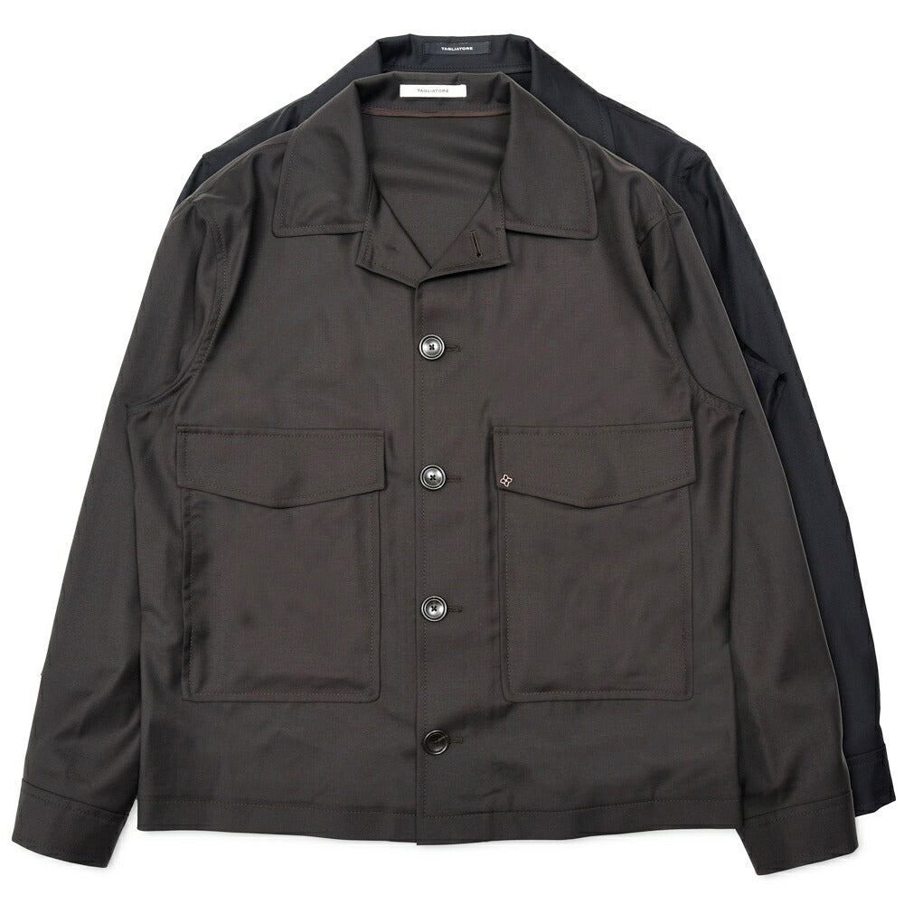 TAGLIATORE（タリアトーレ） ADIBアディブ V.B.C SUPER110'sウールツイルショートブルゾン 070001 14062016054