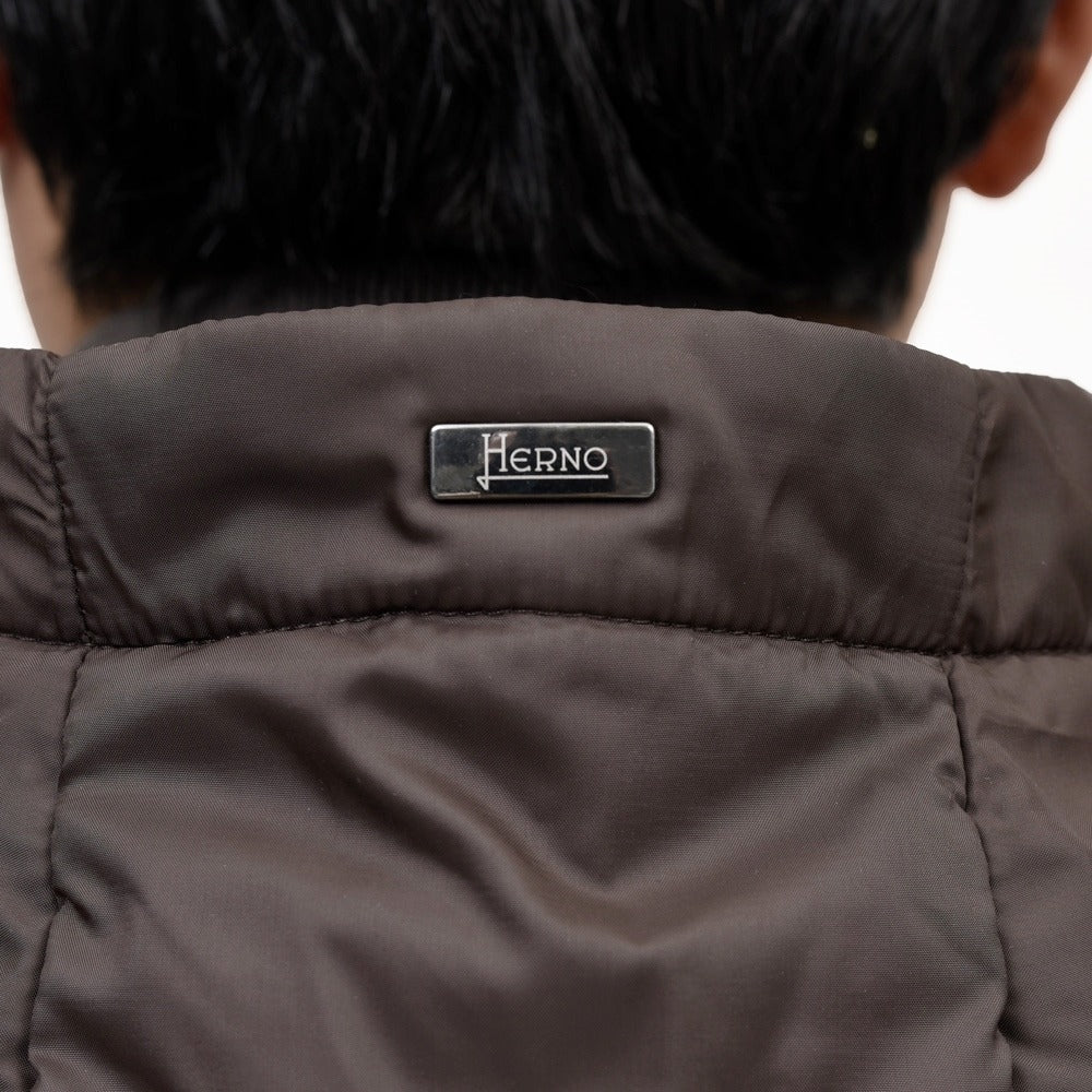HERNO（ヘルノ）<br>RESORTリゾート ポリエステル×コットンニットハイブリッドブルゾン MC00052UR-72109 14062601132