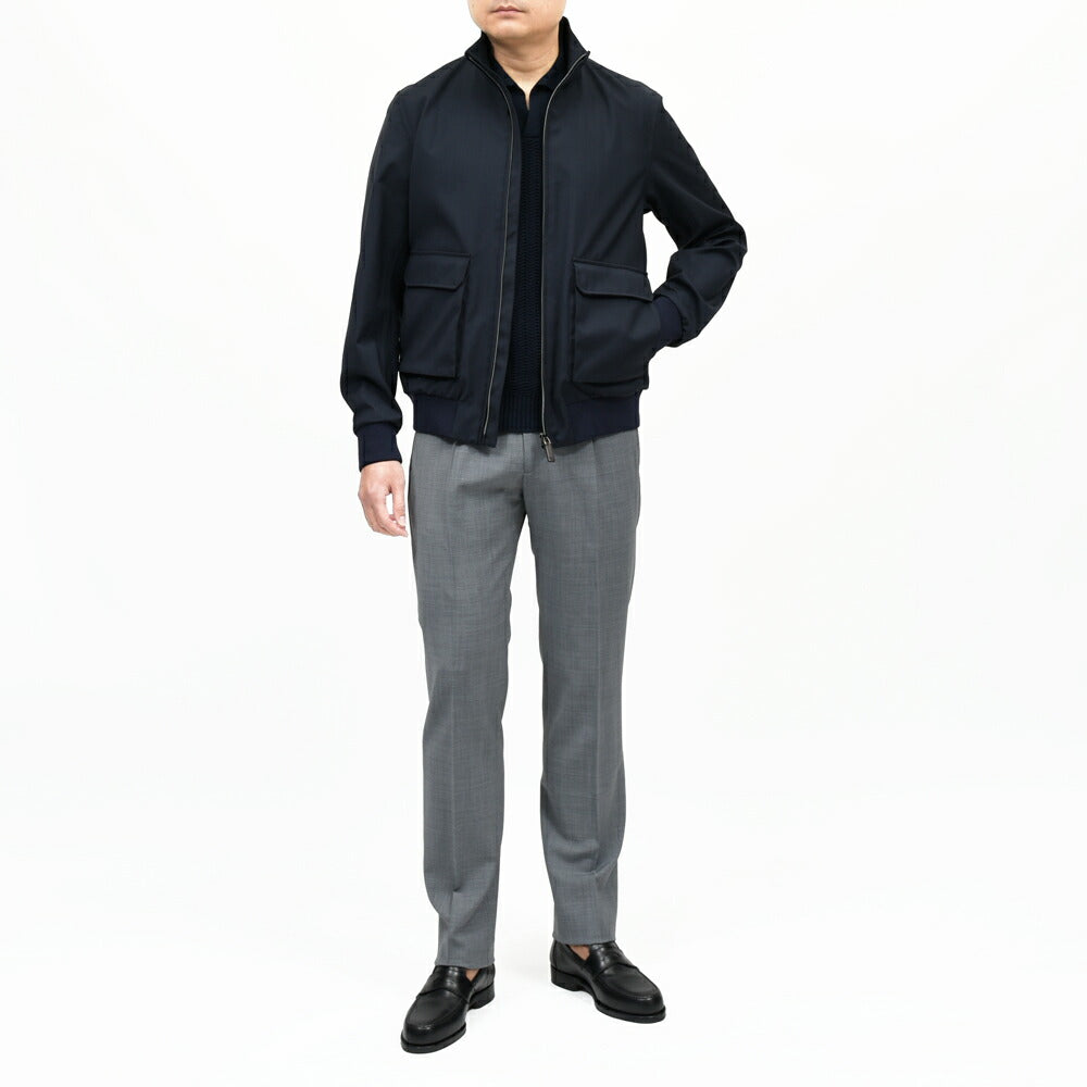 HERNO（ヘルノ） Loro Piana Storm System ウォータープルーフウールスタンドカラーブルゾン GI000587U-33410 14065000132