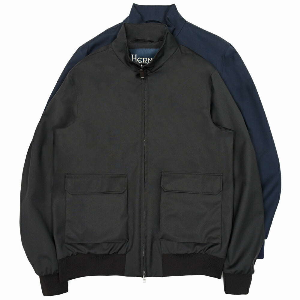 HERNO（ヘルノ） Loro Piana Storm System ウォータープルーフウールスタンドカラーブルゾン GI000587U-33410 14065000132