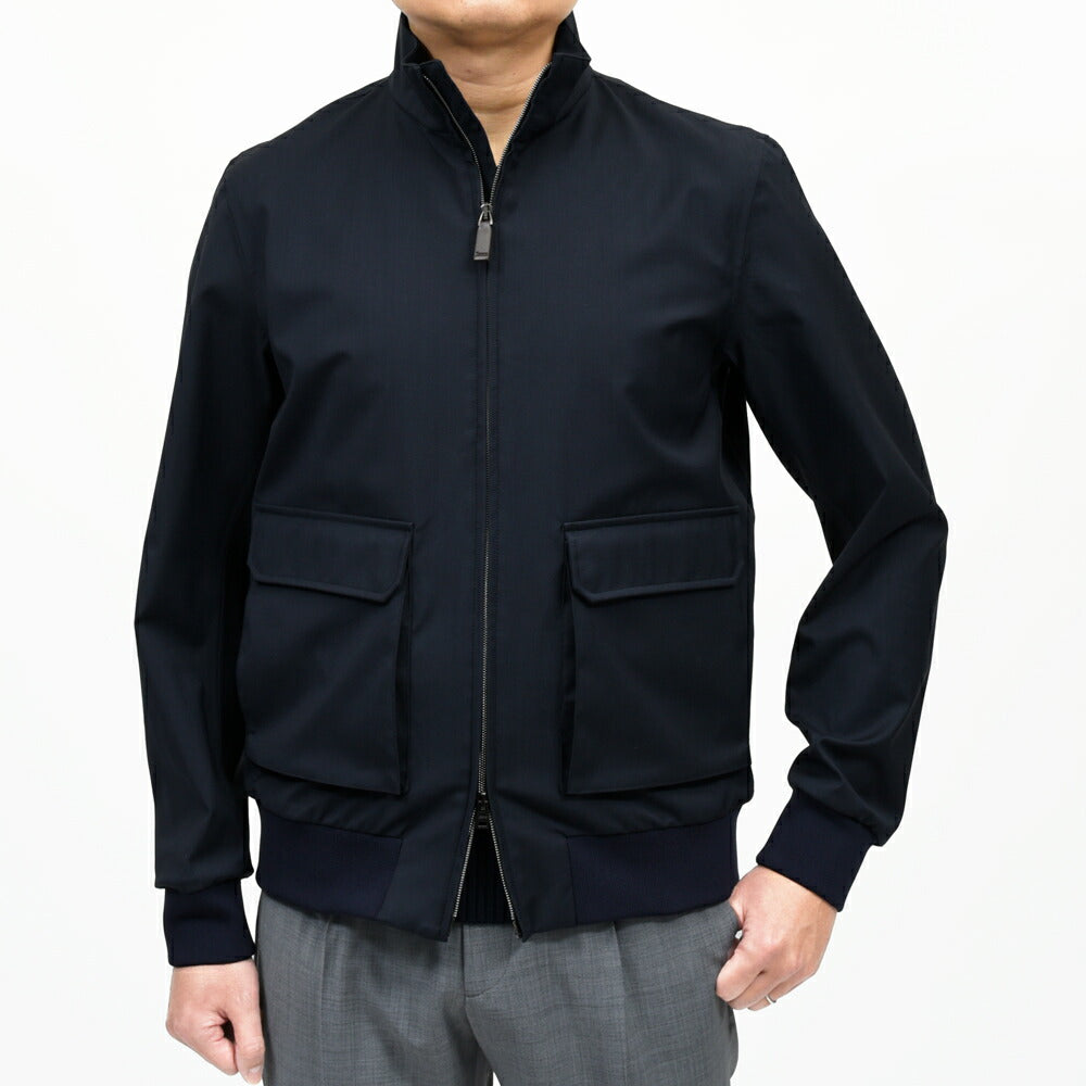 HERNO（ヘルノ） Loro Piana Storm System ウォータープルーフウールスタンドカラーブルゾン GI000587U-33410 14065000132