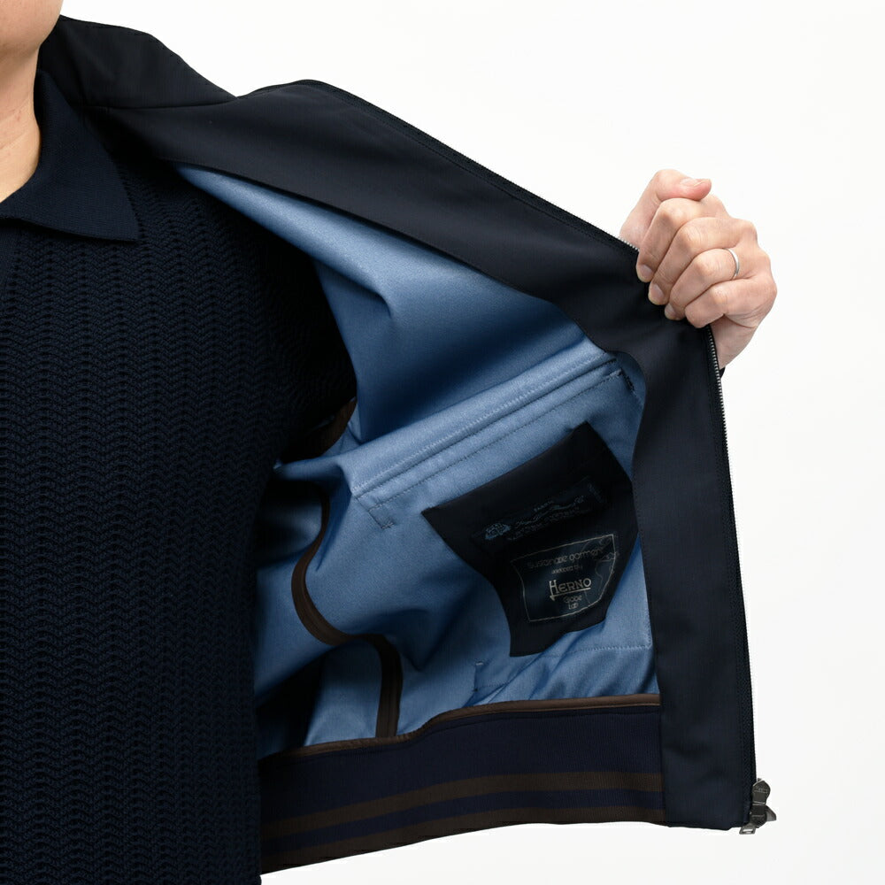 HERNO（ヘルノ） Loro Piana Storm System ウォータープルーフウールスタンドカラーブルゾン GI000587U-33410 14065000132