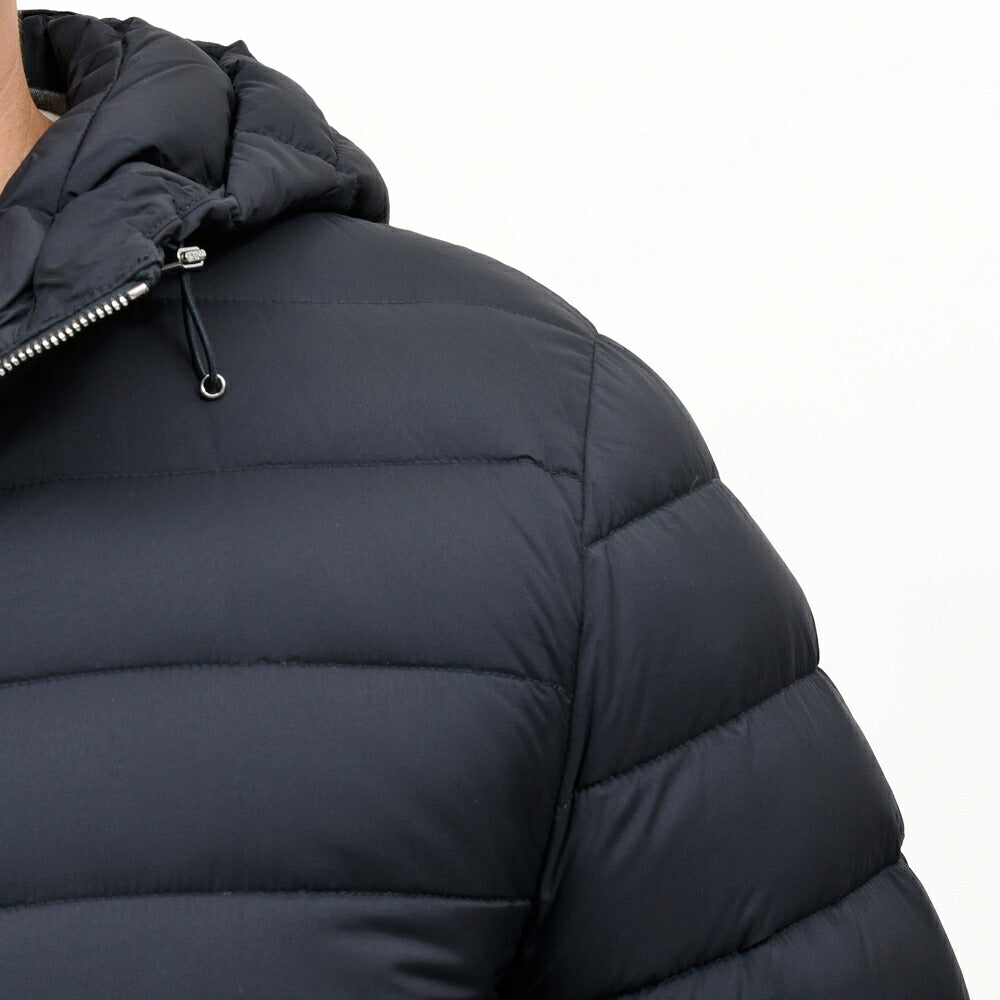 MOORER（ムーレー）CATALDI-S3 ストレッチナイロンダウンフーディーブルゾン 258-41810 14066000052
