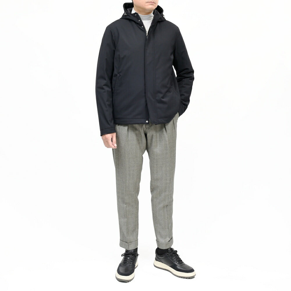 HERNO（ヘルノ）<br>ウォーターレペレントテックウールフーディーブルゾン PI001364U-12650 14066000132