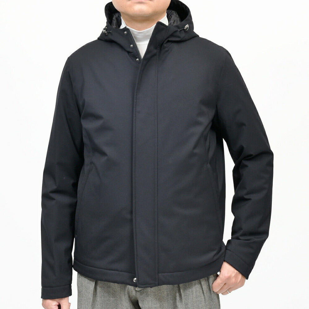 HERNO（ヘルノ）<br>ウォーターレペレントテックウールフーディーブルゾン PI001364U-12650 14066000132
