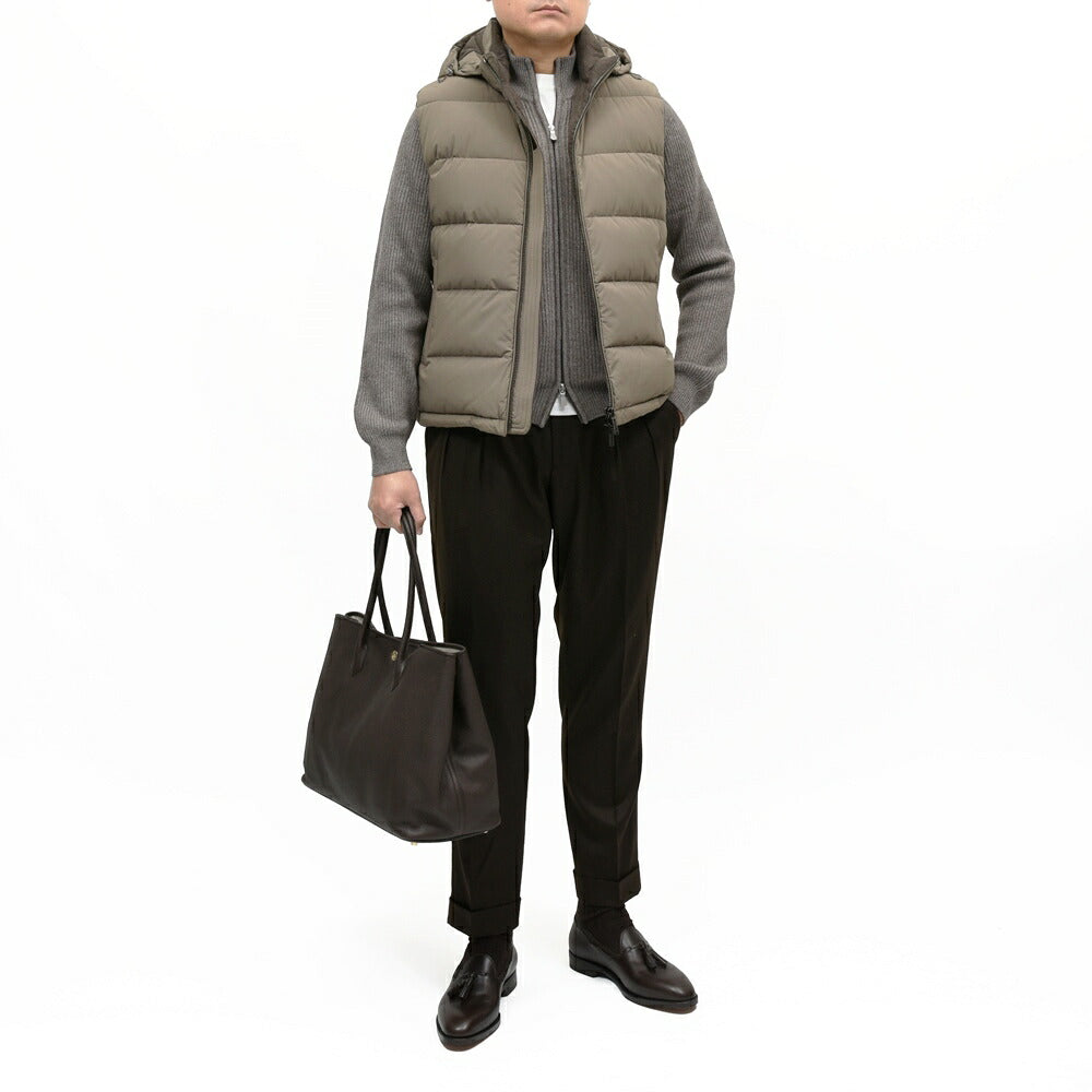 MOORER（ムーレー）RICK-KN ストレッチナイロンダウンフーティーベスト 212-61853 14066003052