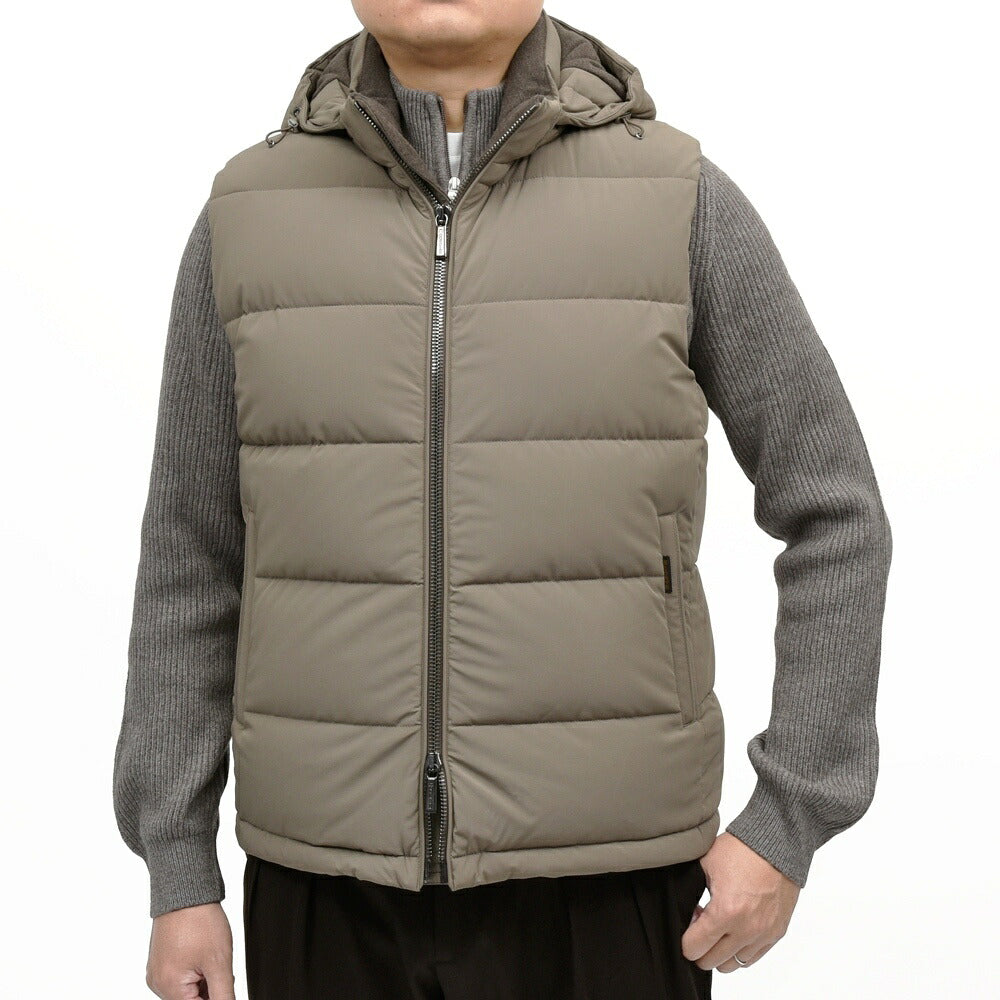 MOORER（ムーレー）RICK-KN ストレッチナイロンダウンフーティーベスト 212-61853 14066003052