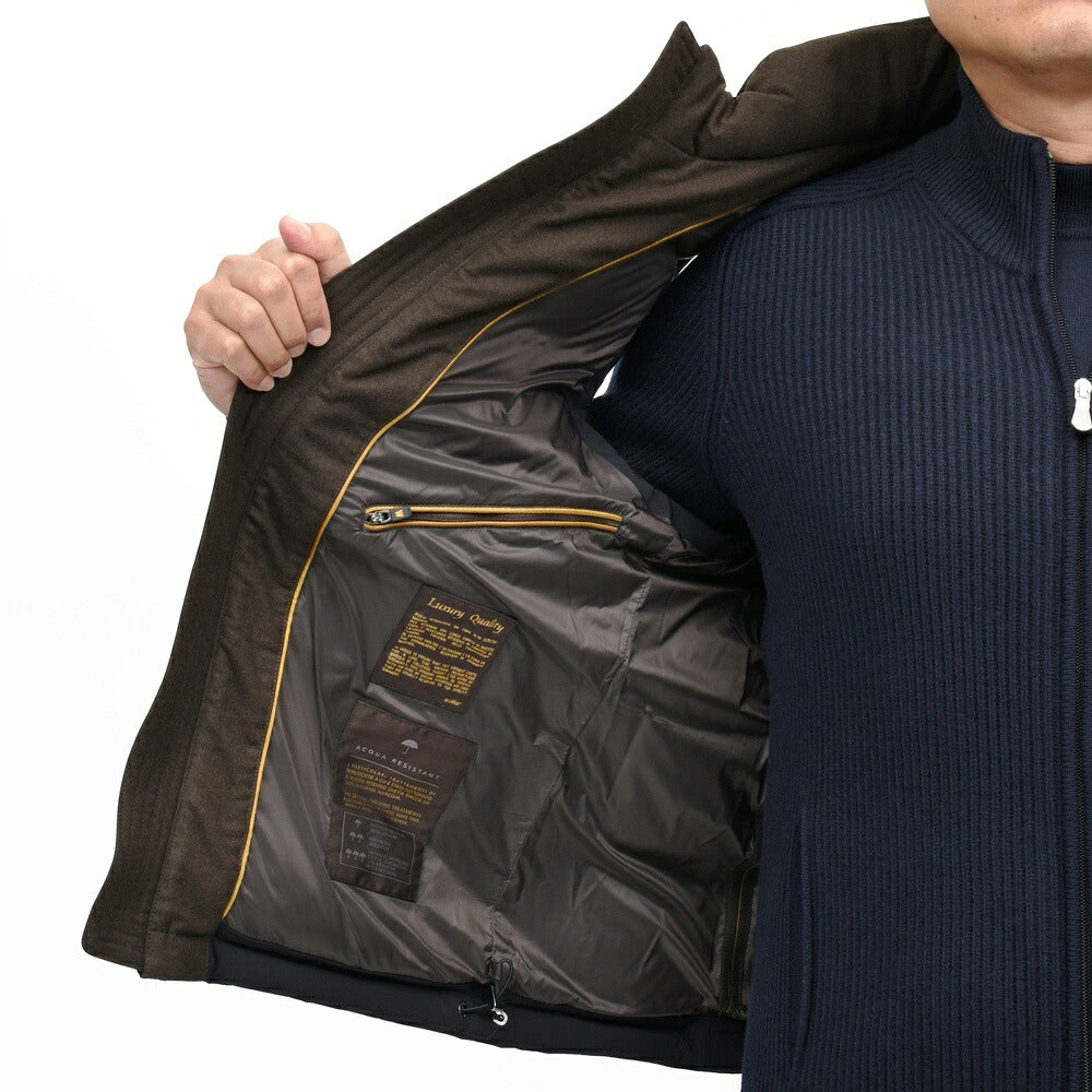 MOORER（ムーレー）RICK-KN ストレッチナイロンダウンフーティーベスト 212-61853 14066003052