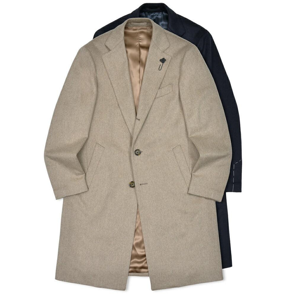 LARDINI（ラルディーニ） ウールフランネルチェスターフィールドコート(Loro Pianaファブリック) JC23636Q/CN65602 14152005109